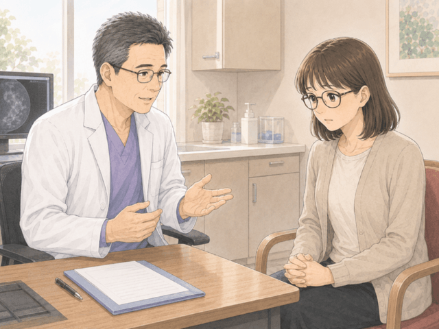 乳がんの診断を聞き、「どうして私が」と現実を受け止めきれずにいる51歳の女性