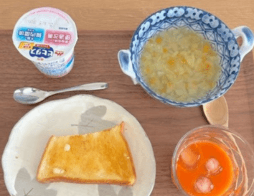 朝食の写真